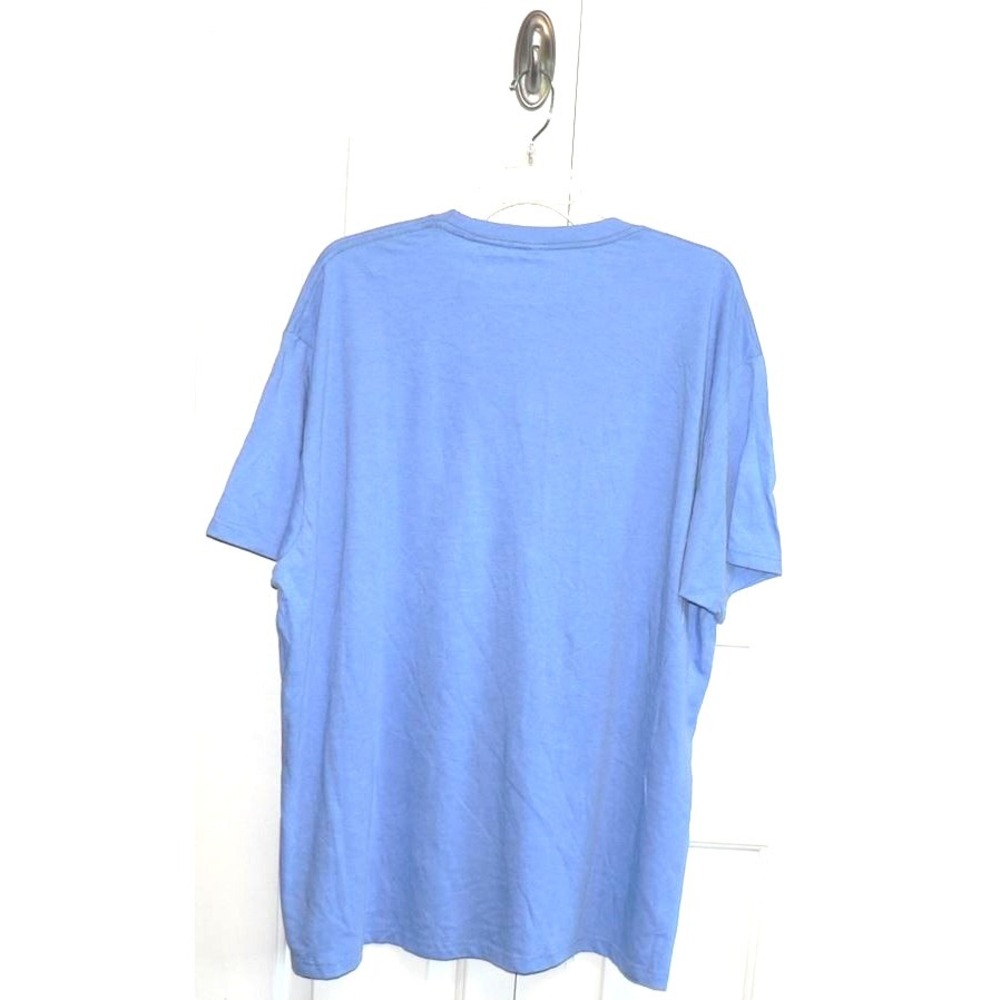 The Office Men's Dunder Mifflin Logo Cotton Blend Short Sleeve T-Shirt Blue 2X - Picture 7 of 7